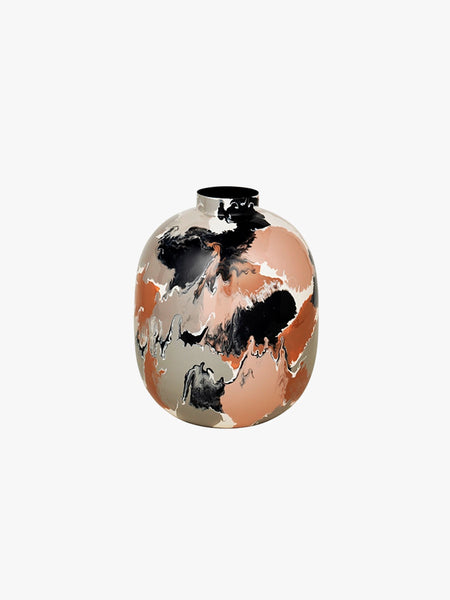 Broste Copenhagen Thyra Iron Vase Small - Mix Dark Colour