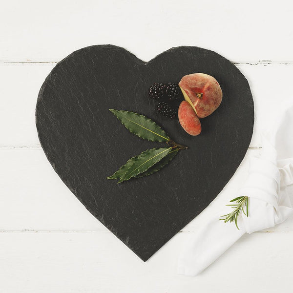 Heart Shaped Slate Cheeseboard