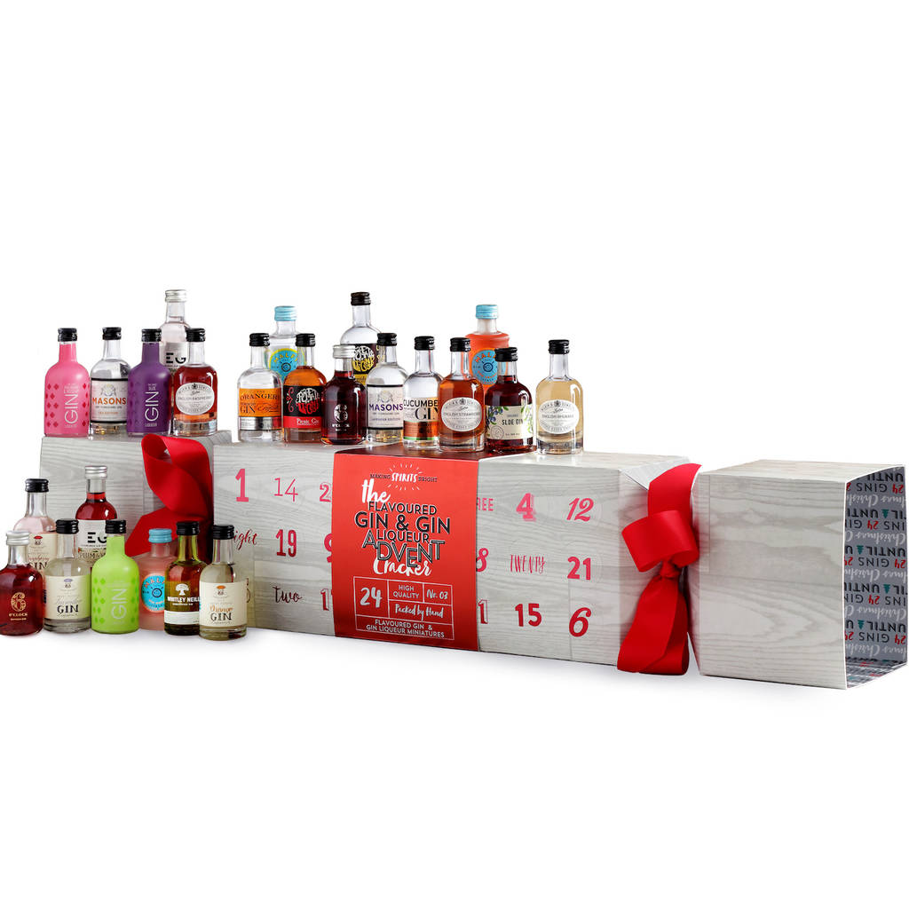 Gin and Gin Liquor Giant Advent Cracker