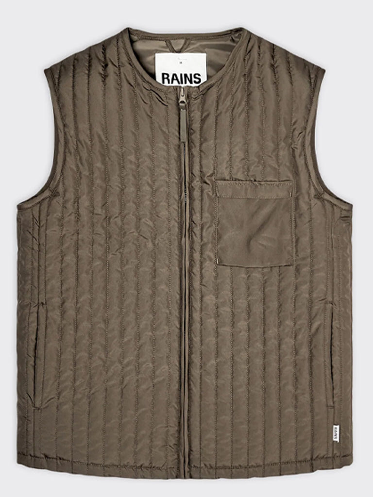 Liner Vest In Wood