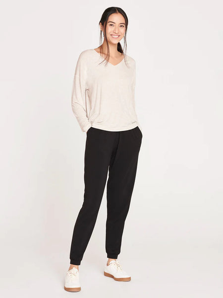 Eliza Naturally Soft Seacell™ Long Sleeve Top - Cream