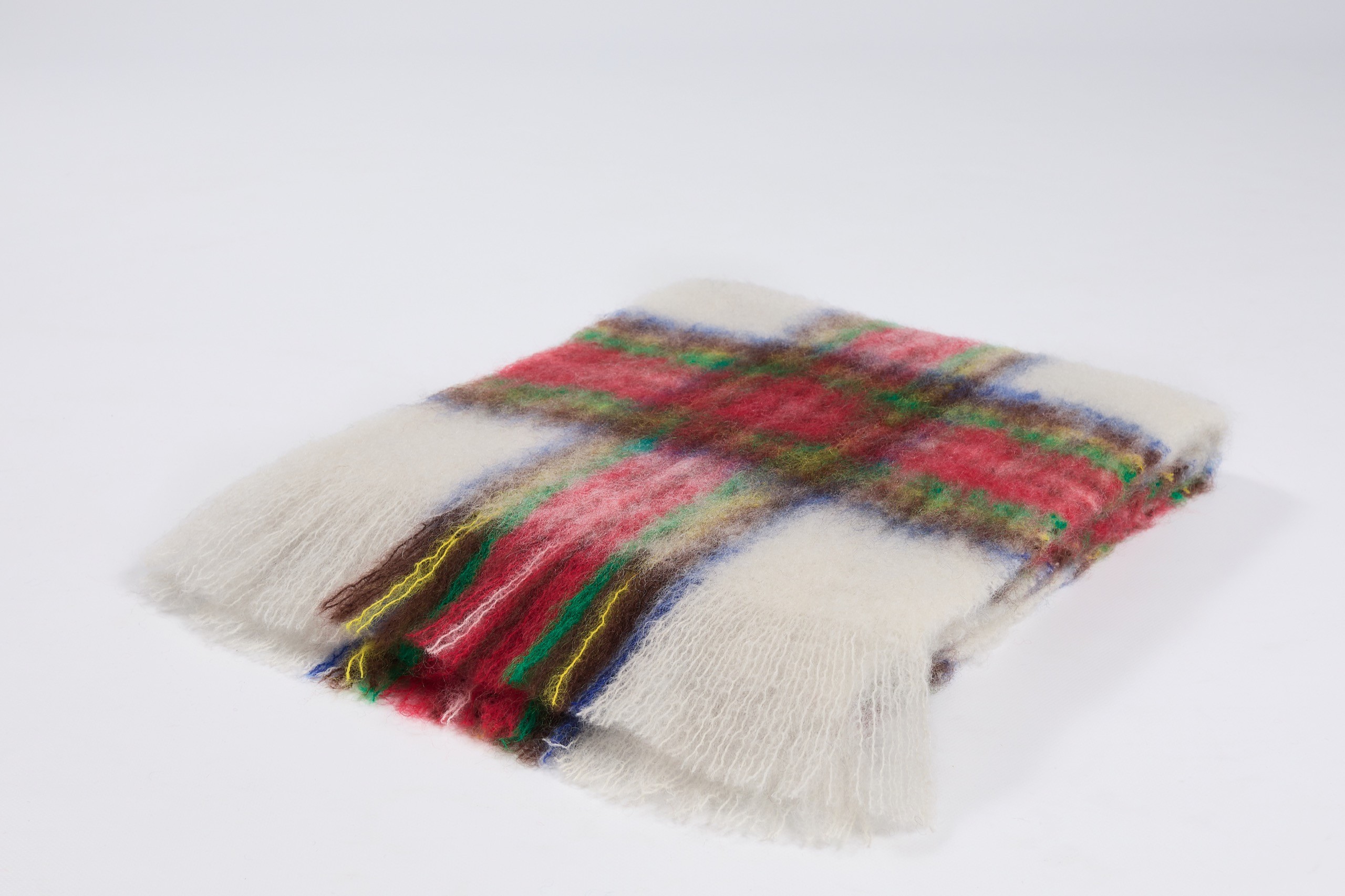 Ezcaray Mohair Tartan 19b scarf