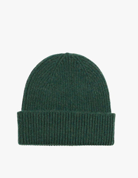 Merino Wool Emerald Green Beanie