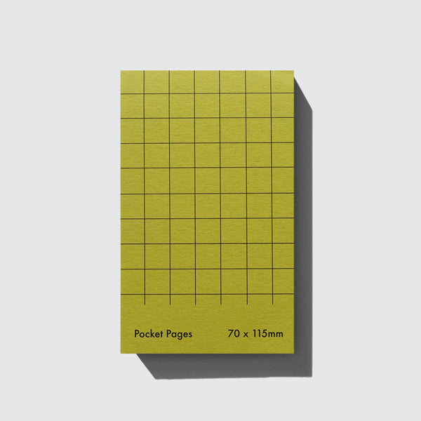 Scout Editions Pocket Pages Memo Pad In Moss