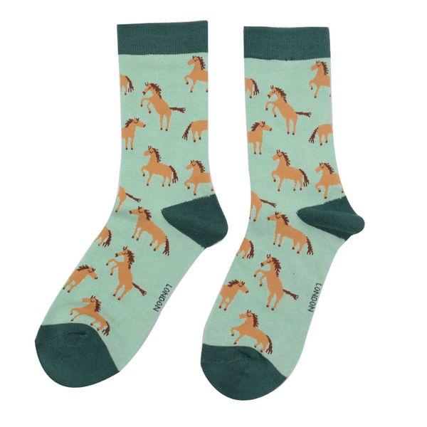 - Wild Horses Socks Mint