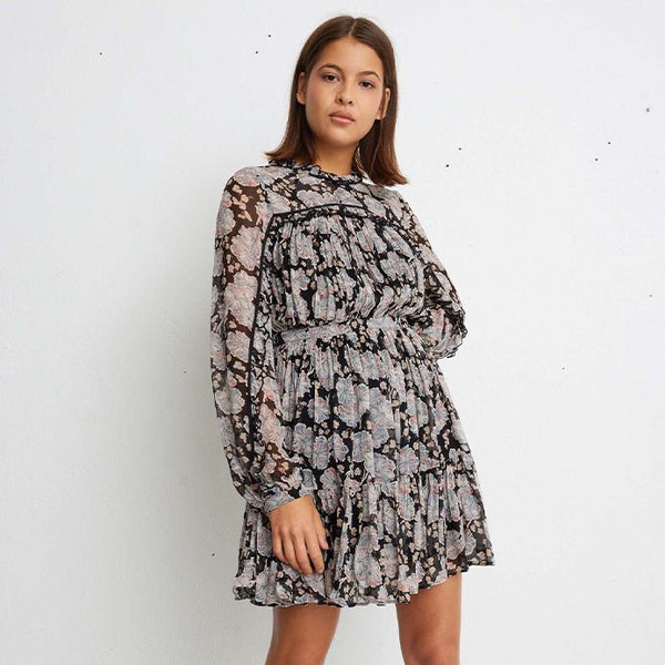 Idalina Short Print Dress