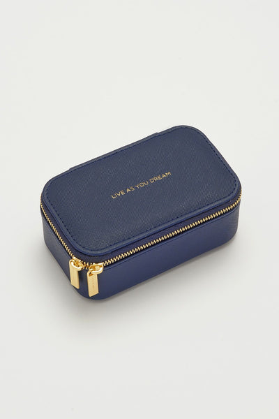 Mini Navy Jewellery Box