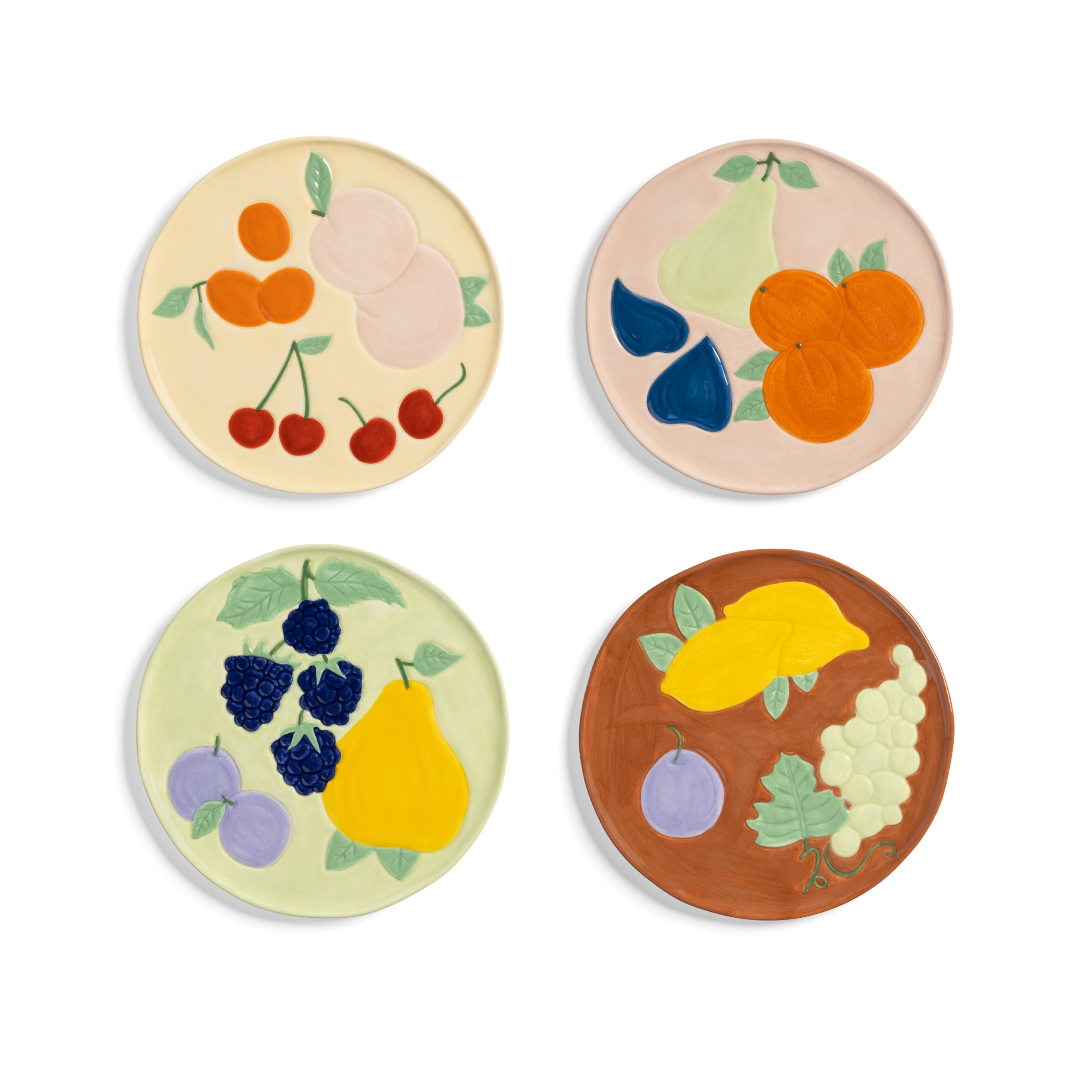 Fruitful Plate - Set of 4