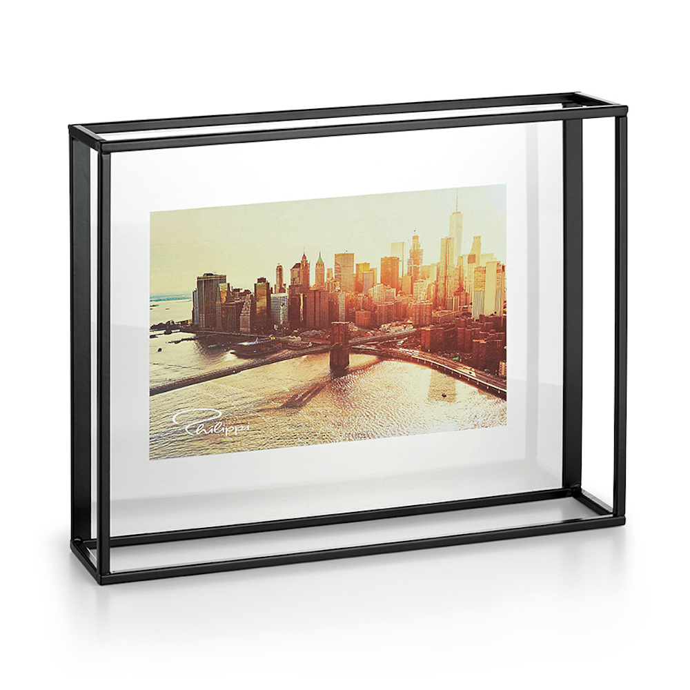 Philippi Quaree Floating Photo Picture Frame In Small