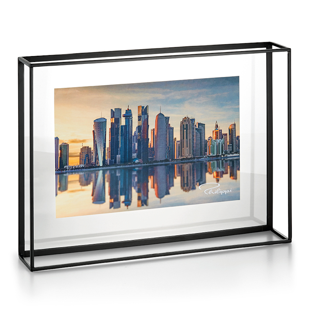 Philippi Quaree Floating Photo Picture Frame In Large