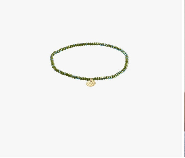 Indie Green Bracelet Gold-Plated