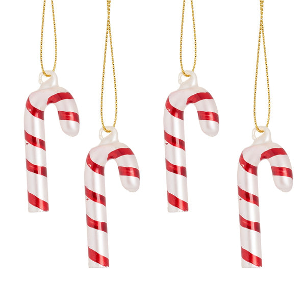 Sass & Belle  Mini Peppermint Candy Cane - Set Of 4