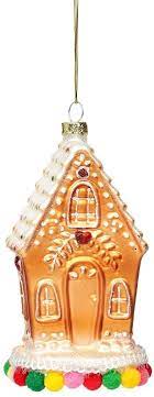 Sass & Belle  Fairytale Gingerbread House Shaped Bauble