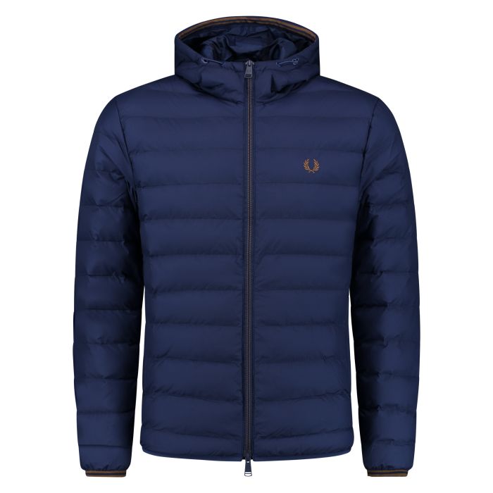Fred Perry Fred Perry Hooded Insulated Jacket Blue