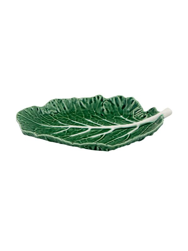 Bordallo Pinheiro Cabbage Leaf Plate green Earthenware
