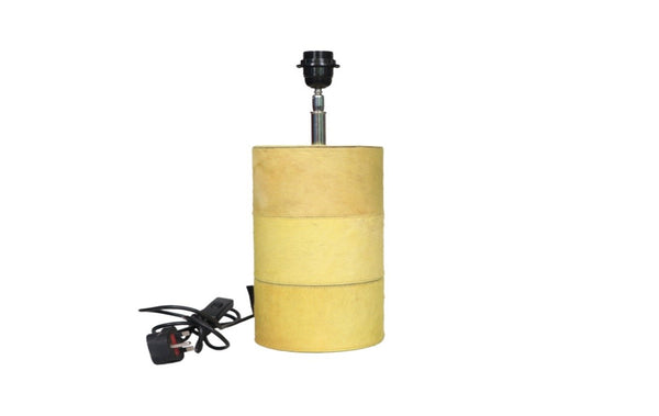 Bright Yellow Hide Lamp Base