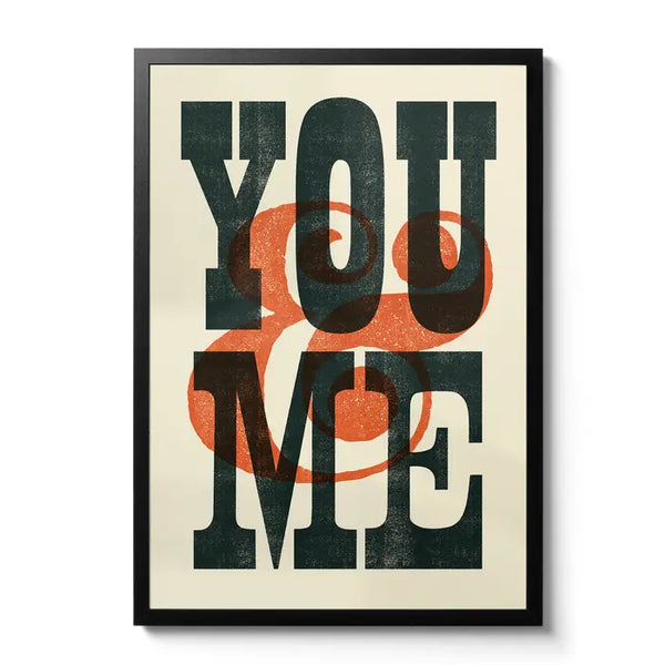 Telegramme Paper Co You And Me A3 Print