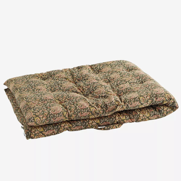 Moss Sand Olive Red and Grey Printed Cotton Mattress