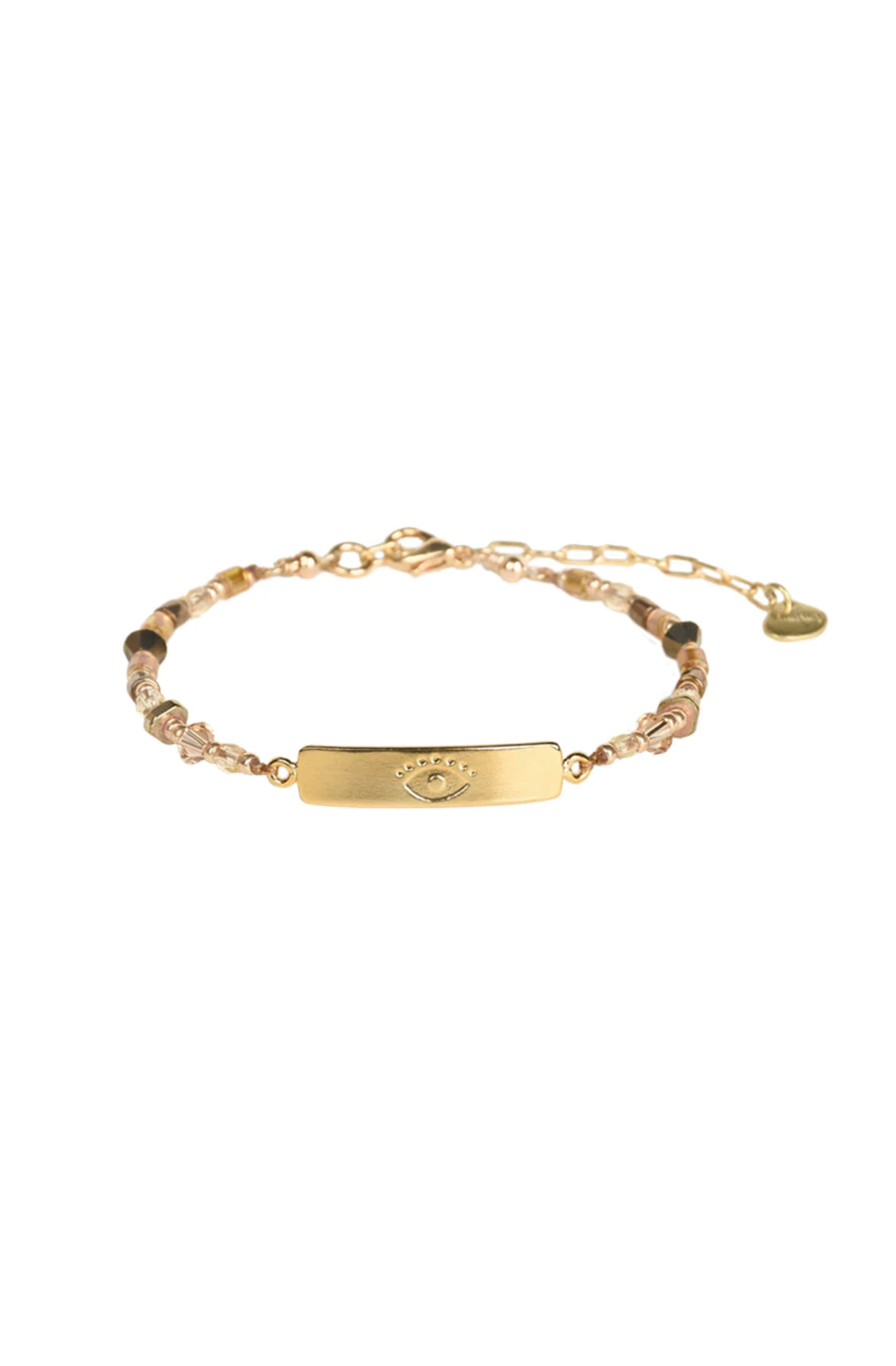 Evil Eye Gold Bracelet XS