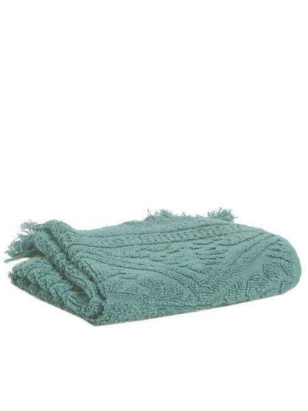 Viva Raise Bath Towel In Vert De Gris