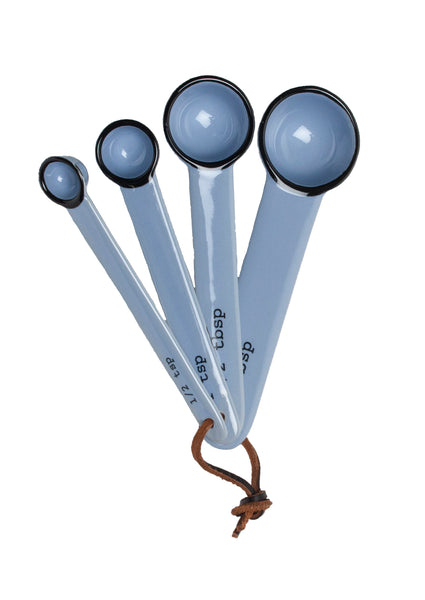 Canvas Home Tinware Measuring Spoons In Cashmere Blue