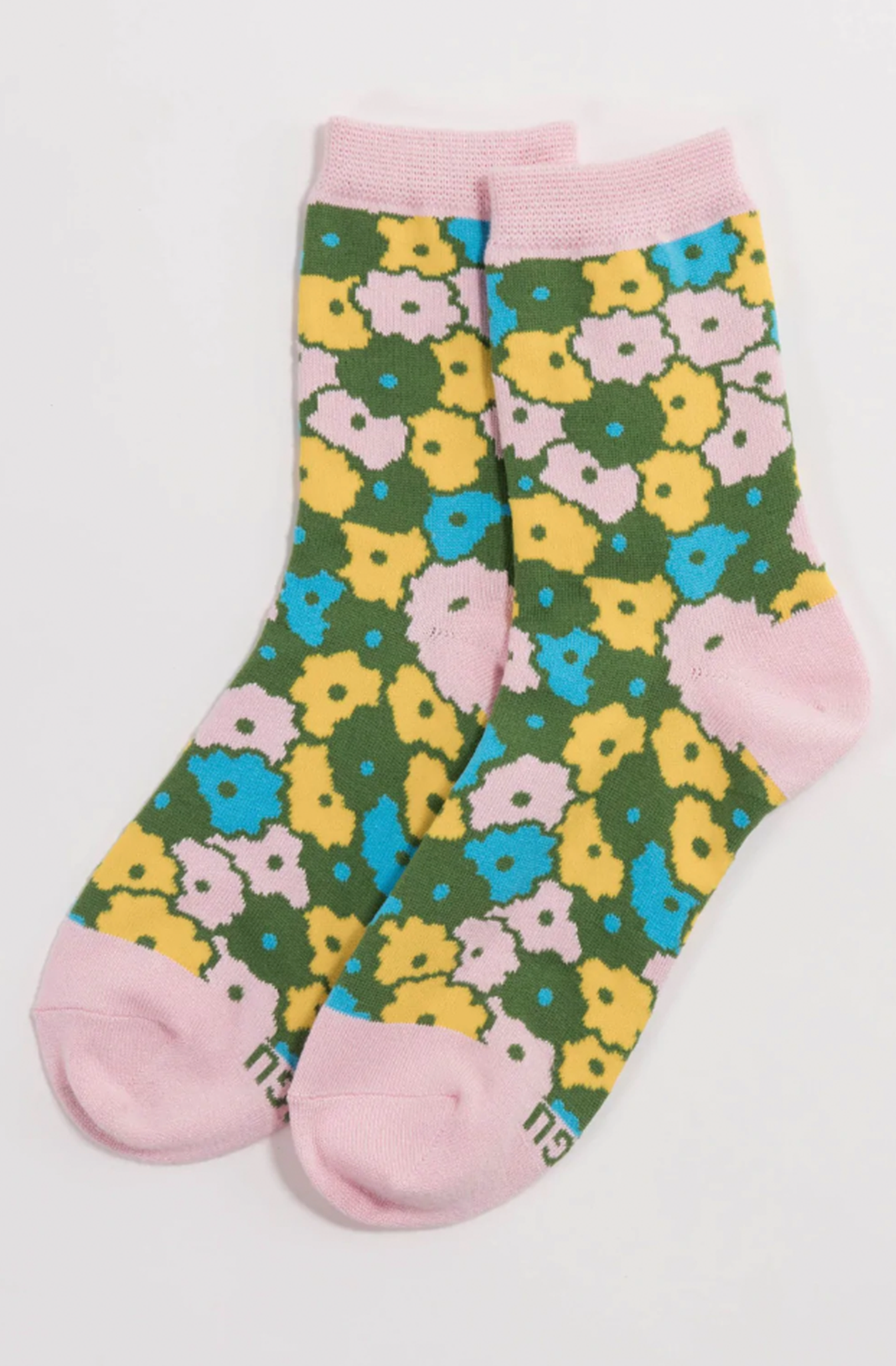 Flowerbed Crew Socks