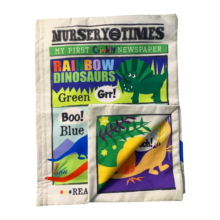 Jo&Nic's Crinkly Books - Rainbow Dinosaur