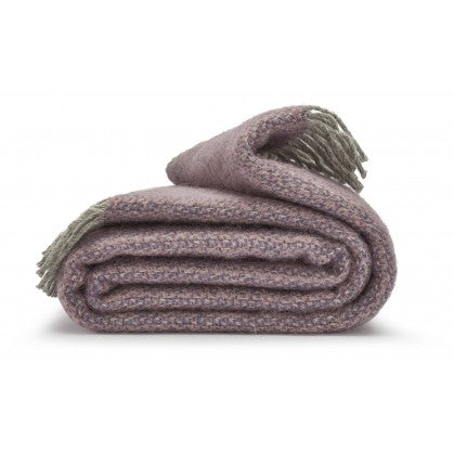 Tweedmill Illusion Lavender Wool Blanket