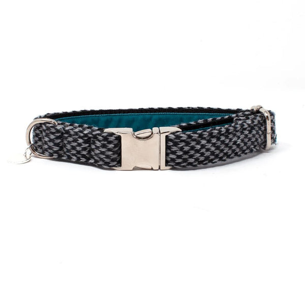 Harris Black Luxury Dog Collar