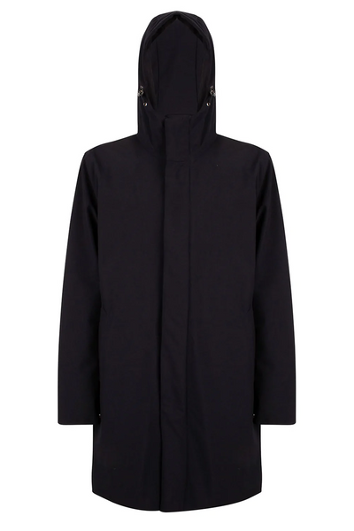 Manteau Terror Weather Polyrayon Wool Look Navy