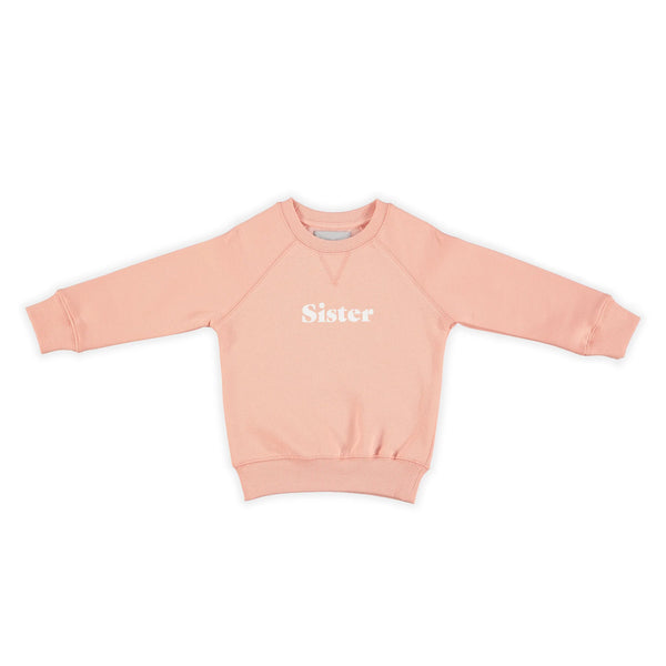 Bob and Blossom Coral Pink 'sister' Sweatshirt