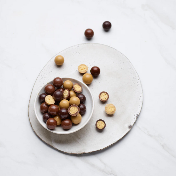 Assorted Chocolate Malt Balls By The Chocolate Society