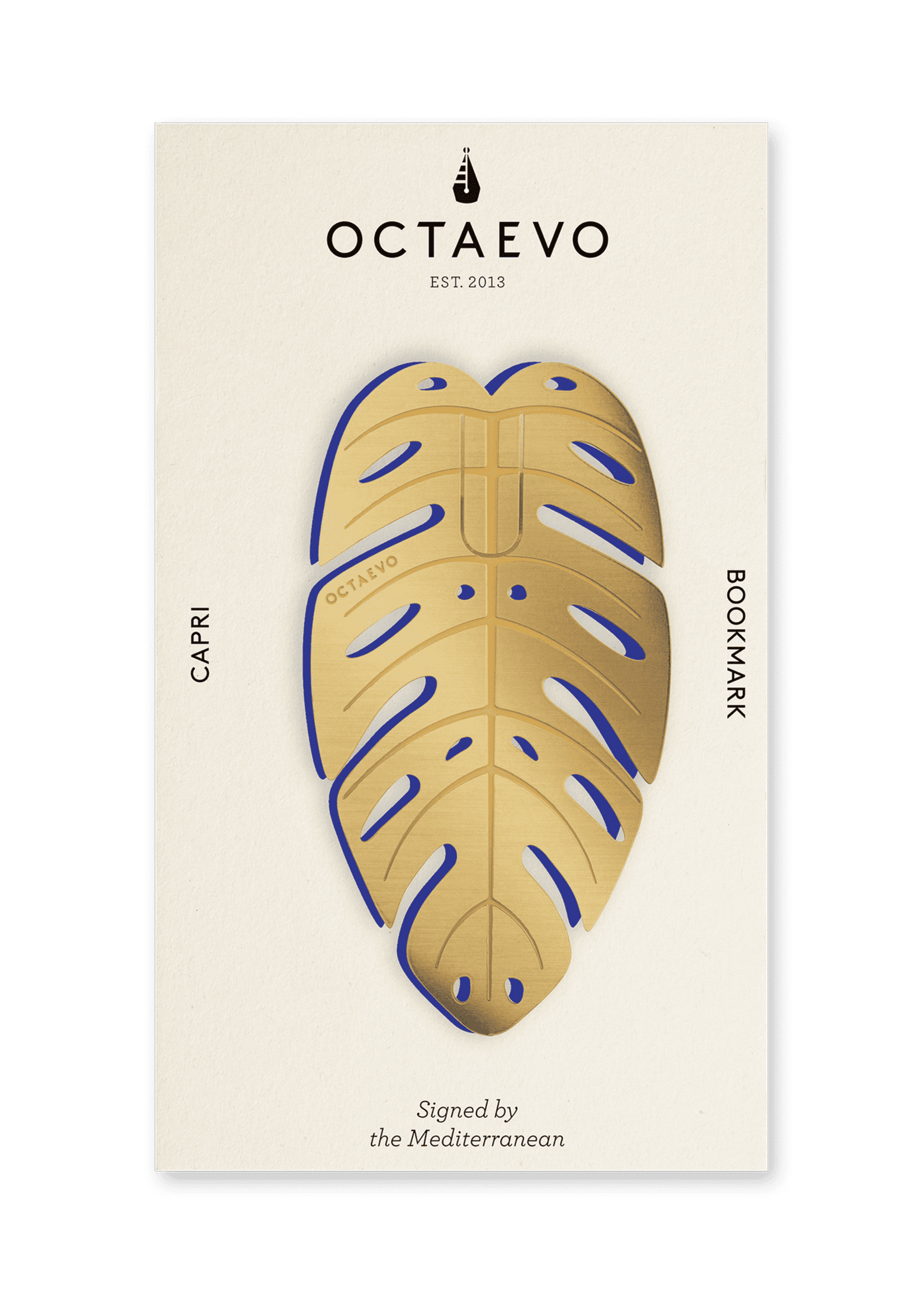 Octaevo Capri Brass Bookmark