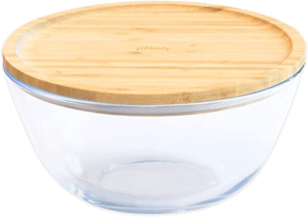 Pebbly - Bowl With Bamboo Lid 260cl