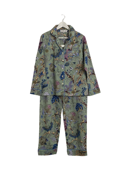 Vintage Dahlia Pyjama Set From