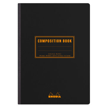 Composition Notebook Black A5