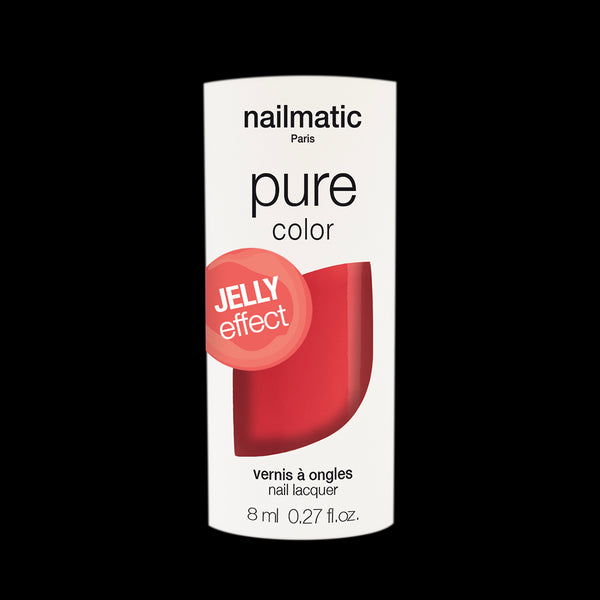 Nailmatic - Coral Pink Nail Polish – Claudia – Jelly Effect