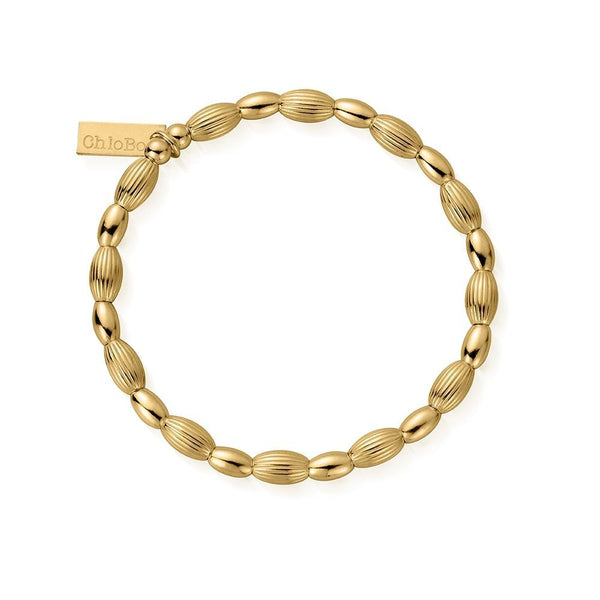 Double Rice Bracelet - Gold