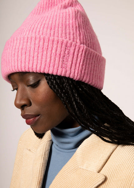 Knitted Beanie - Pink