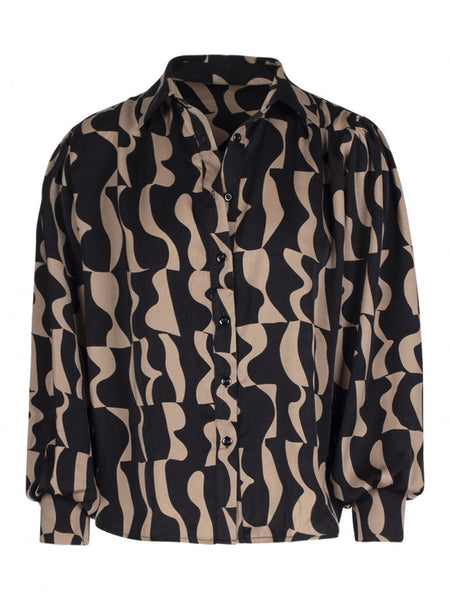 Print Shirt -black