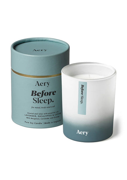 Aery - Before Sleep Scented Candle - Lavender Eucalyptus And Cedar