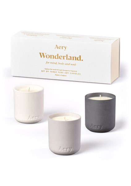 Aery - Wonderland Set Of Three - Votive Candles