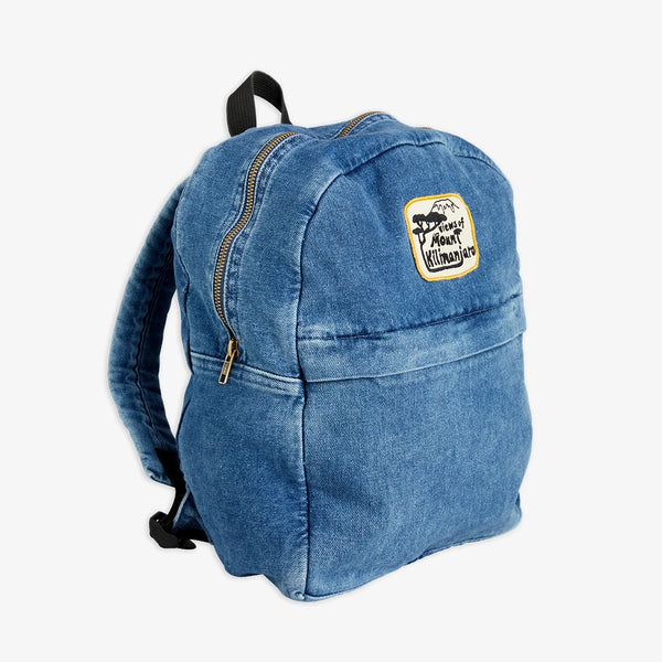 - Blue Denim Backpack
