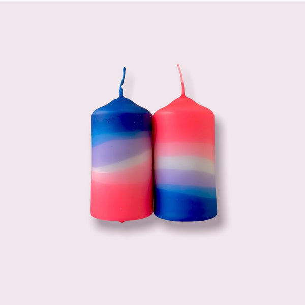 Pink Stories - Dip Dye Neon - Set Of Two - Floating Water