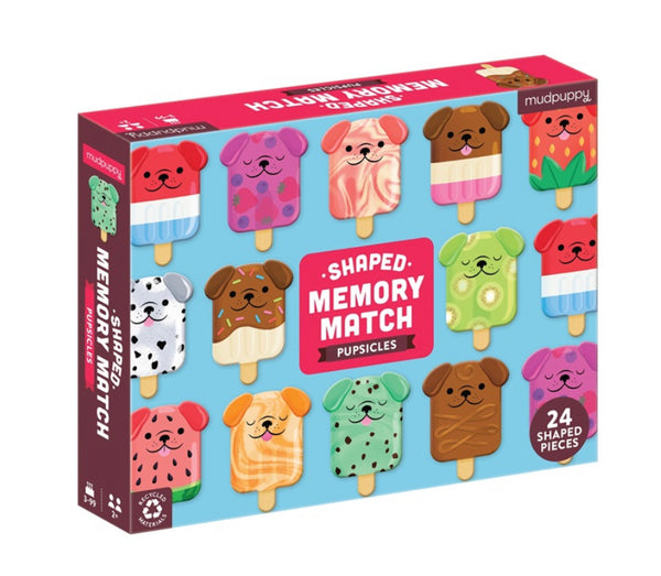 Mudpuppy - Shaped Memory Game - Pupsicles