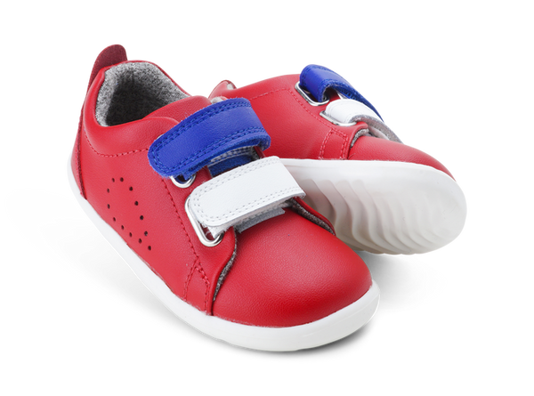 Bobux - Iw Grass Court Switch - Red + Blueberry (new Season)