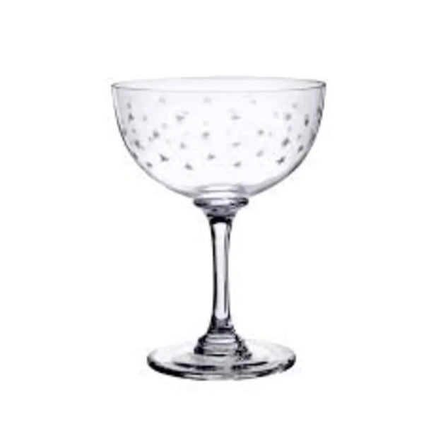 The Vintage List The - Champagne Saucers - (set Of 6) S6 Stars