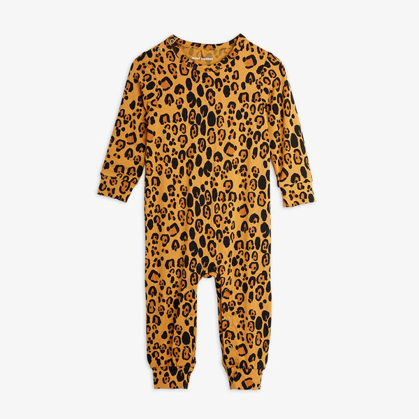Mini Rodini - Basic Leopard Jumpsuit Baby - Beige