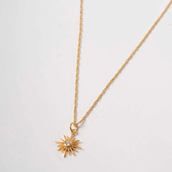 Clear Felicity Sun Necklace