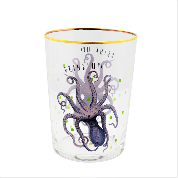 Yvonne Ellen Octopus Glass Drink Up